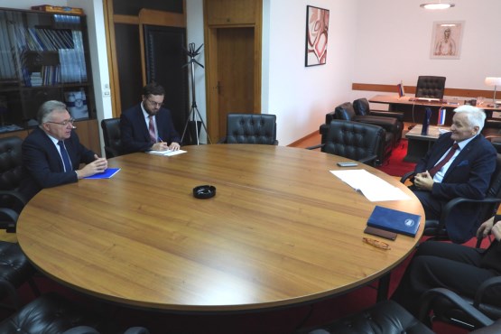Predsjedavajući Doma naroda Parlamentarne skupštine BiH dr. Nikola Špirić sastao se sa ambasadorom Ruske Federacije u Bosni i Hercegovini 